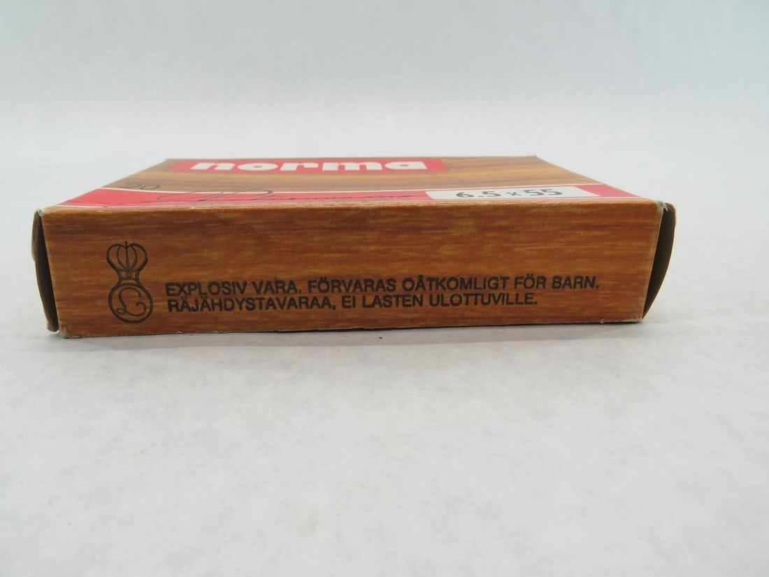 (4) Boxes of Norma 6.5 x 55 Cartridges - 8
