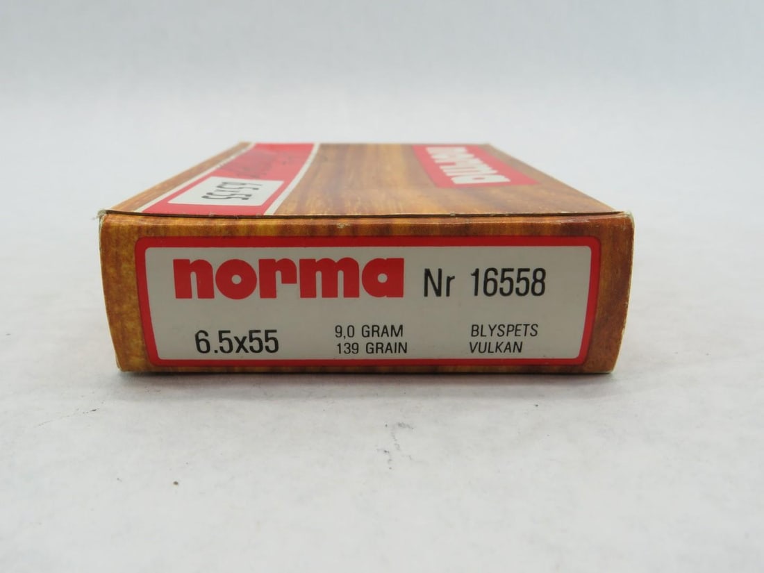 (4) Boxes of Norma 6.5 x 55 Cartridges - 9