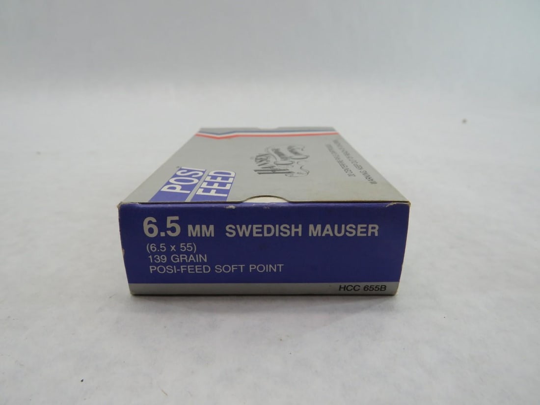 (4) Boxes of Assorted 6.5 x 55 Cartridges - 6