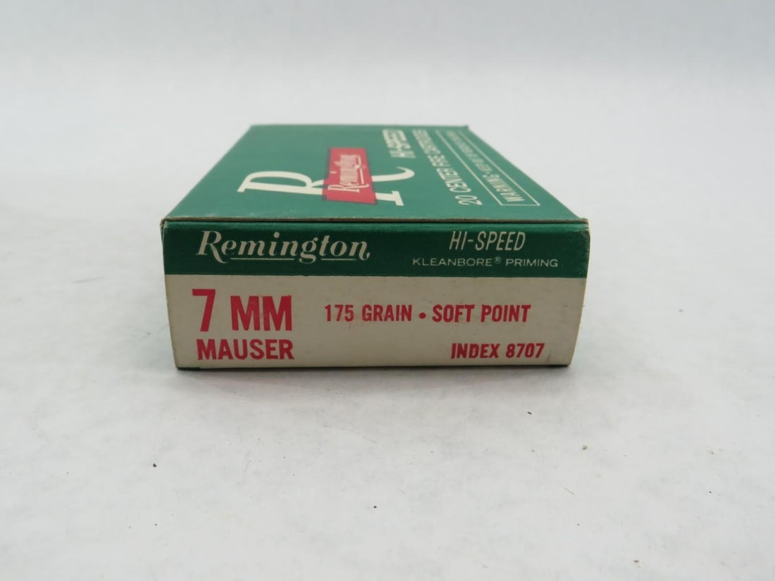 (3) Vintage Boxes Remington 7mm Mauser Cartridges - 4