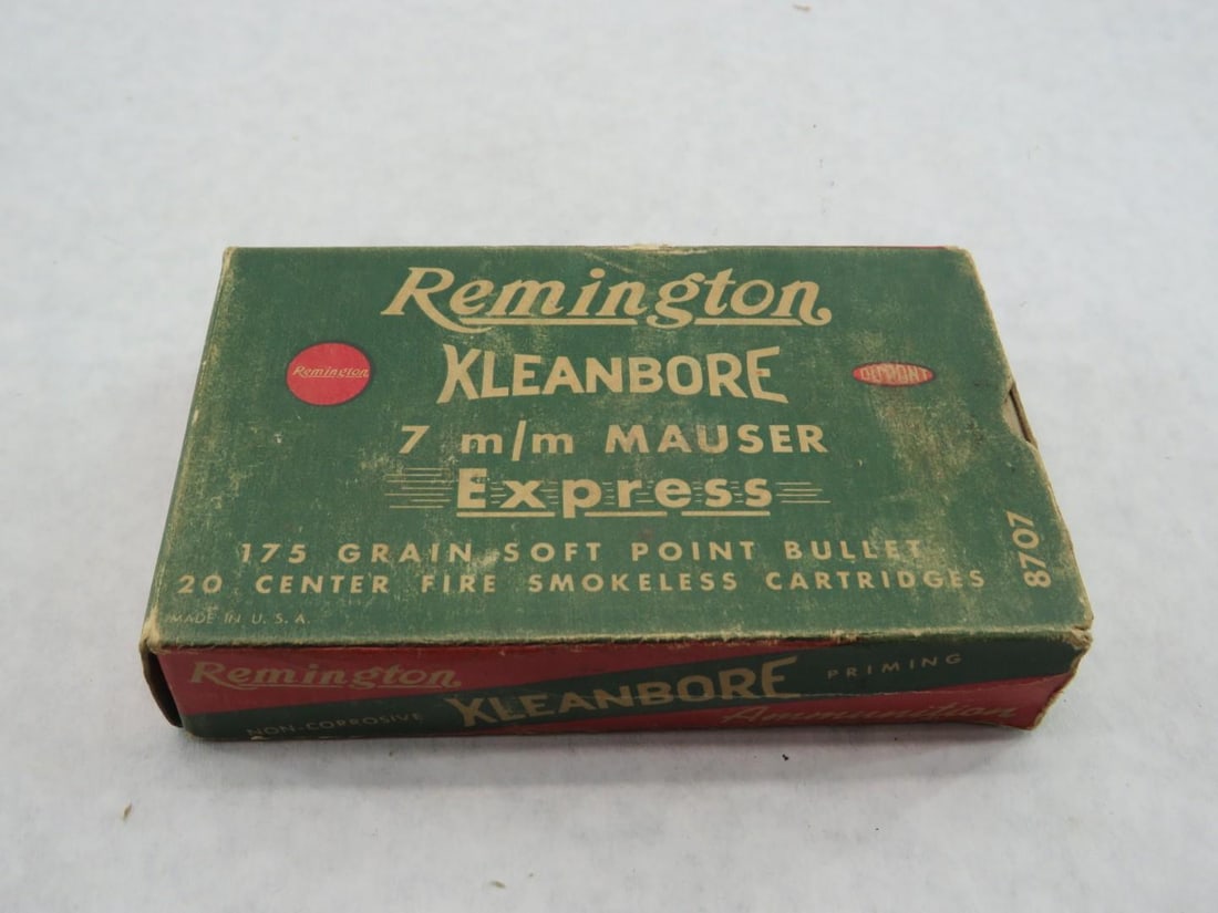 (3) Vintage Boxes 7mm Mauser Cartridges - 16