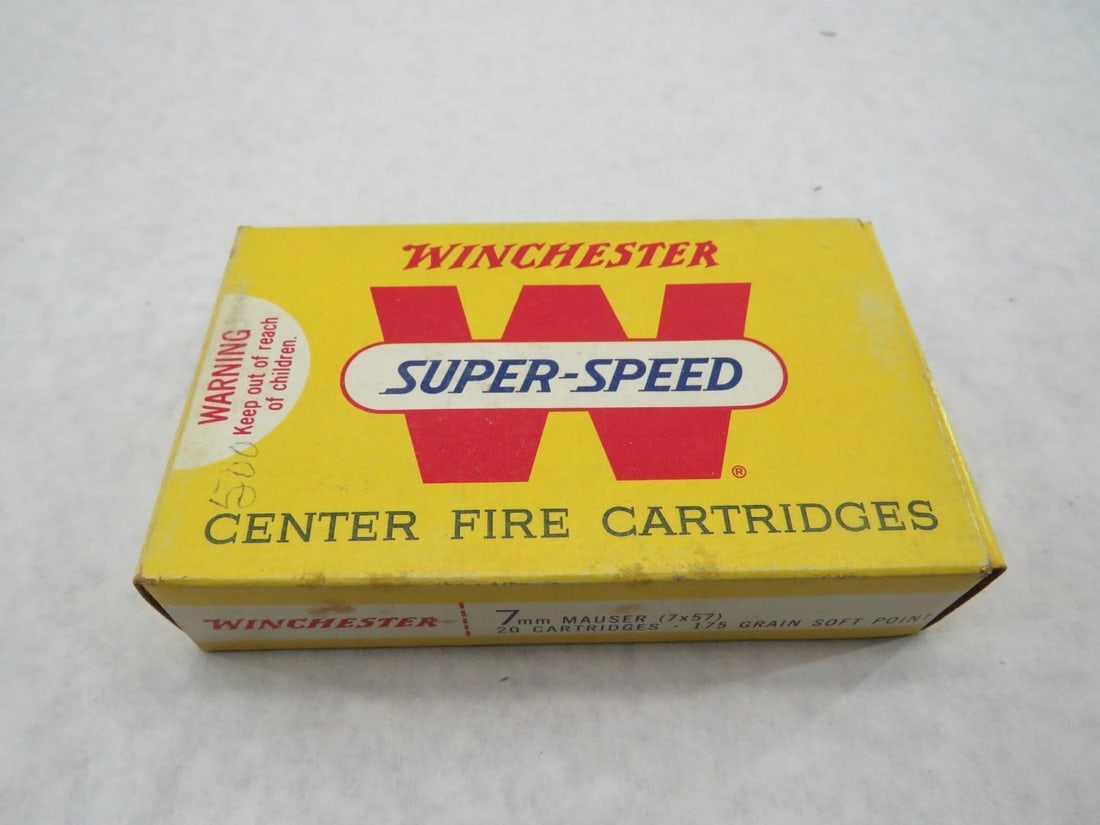 (3) Vintage Boxes 7mm Mauser Cartridges - 2