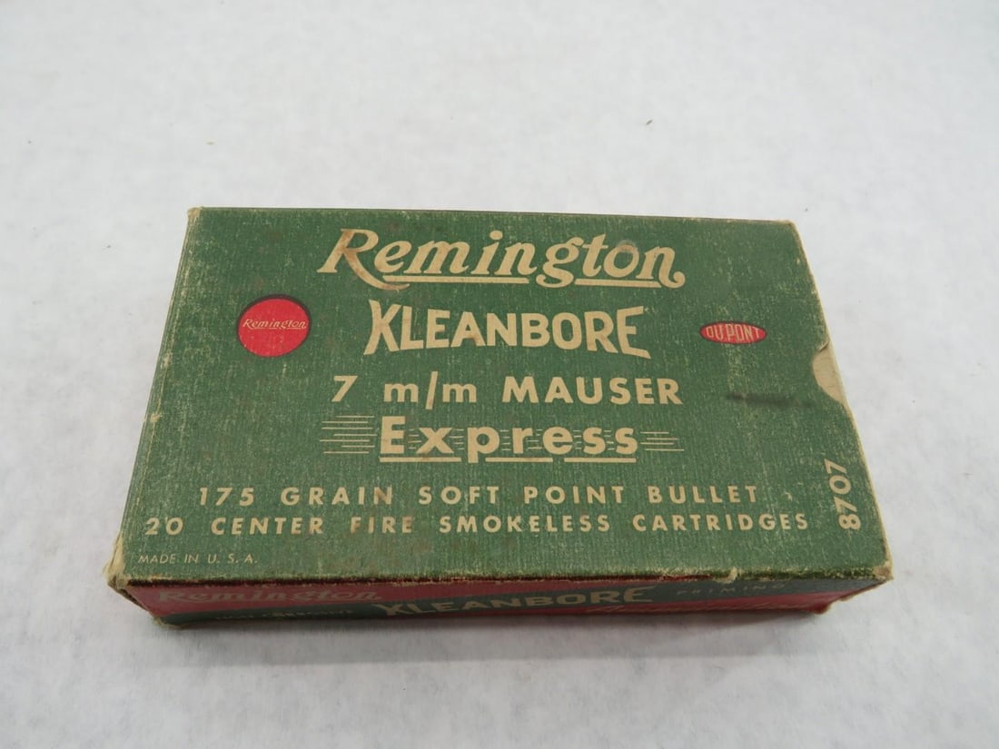 (3) Vintage Boxes 7mm Mauser Cartridges - 7