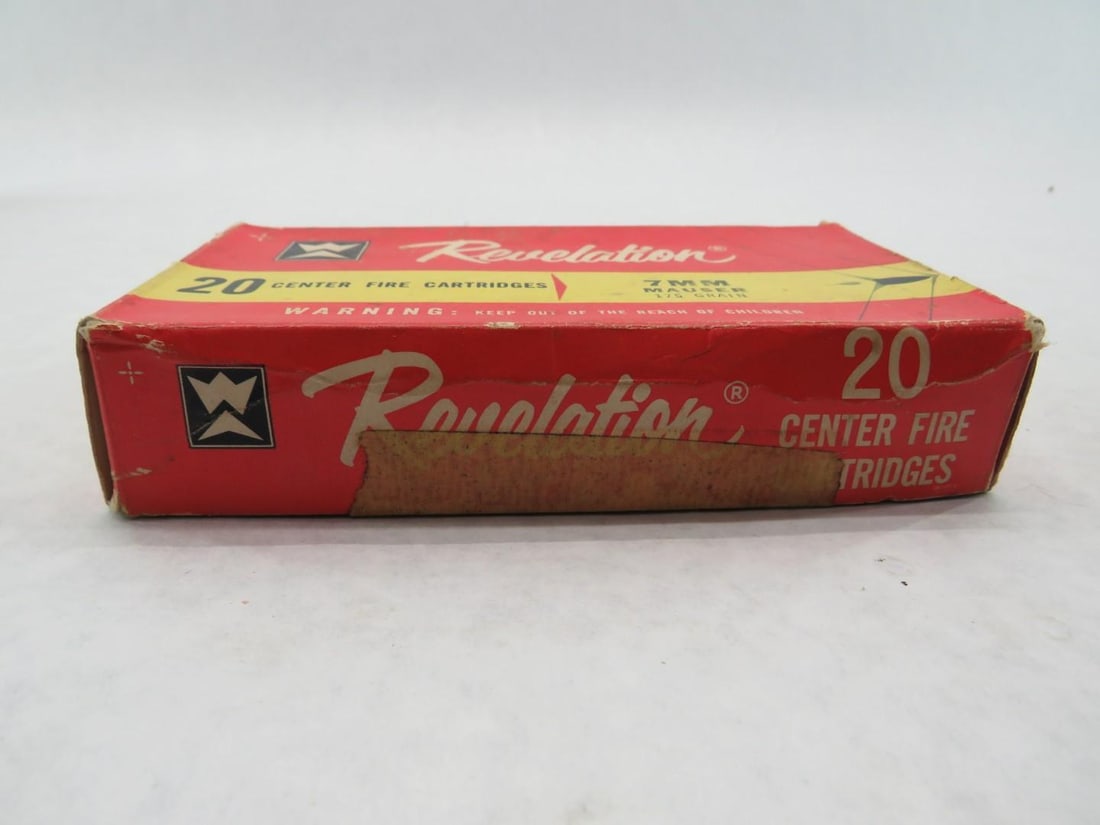 (3) Vintage Winchester-Western 7mm Mauser Boxes - 3