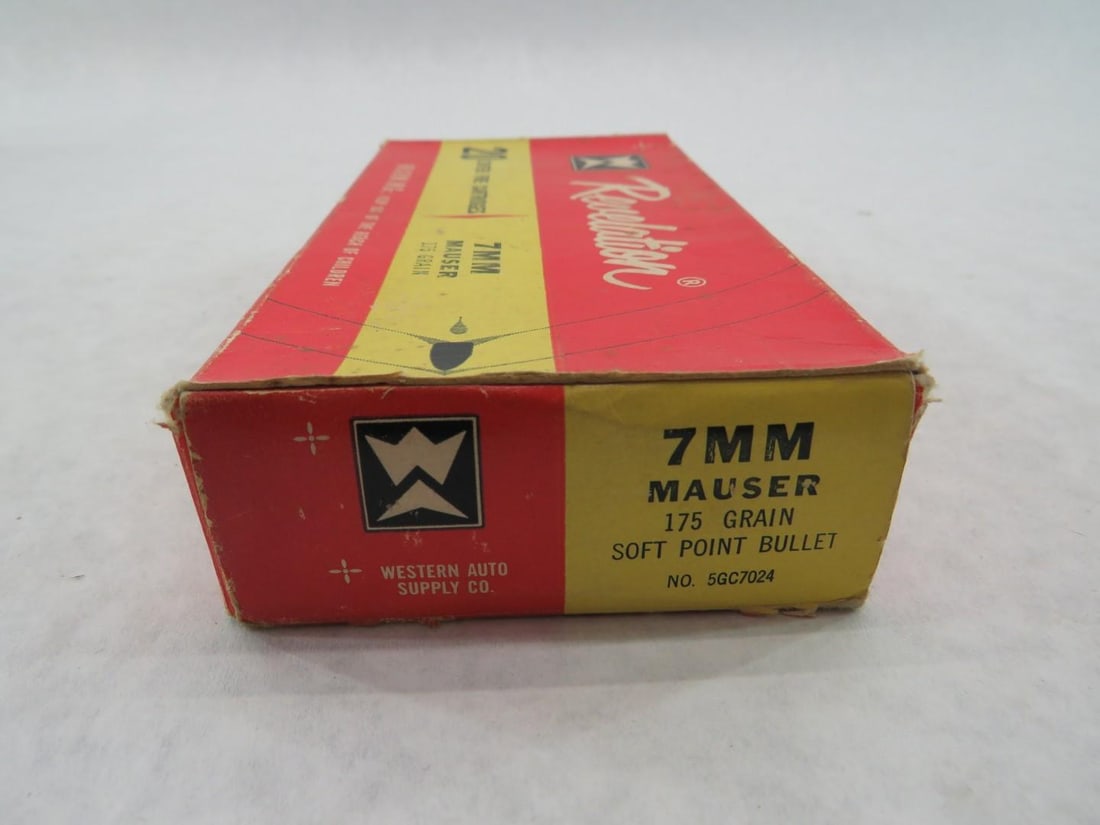(3) Vintage Winchester-Western 7mm Mauser Boxes - 6