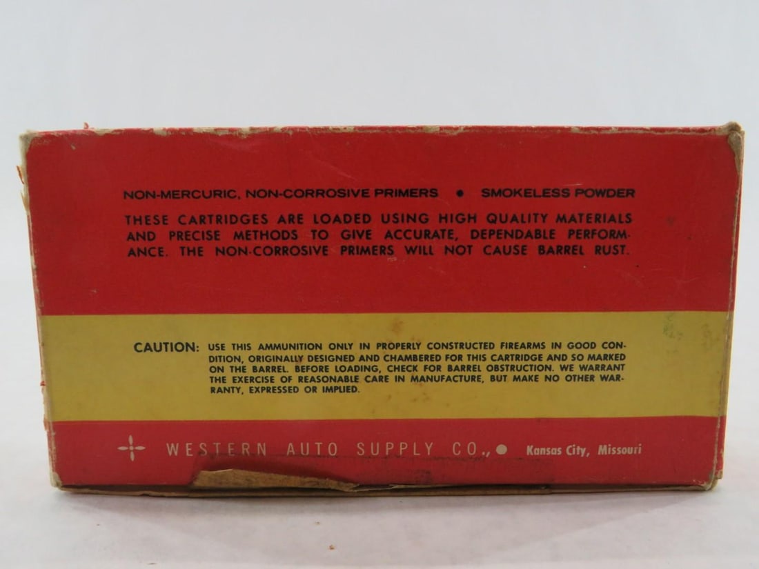 (3) Vintage Winchester-Western 7mm Mauser Boxes - 7