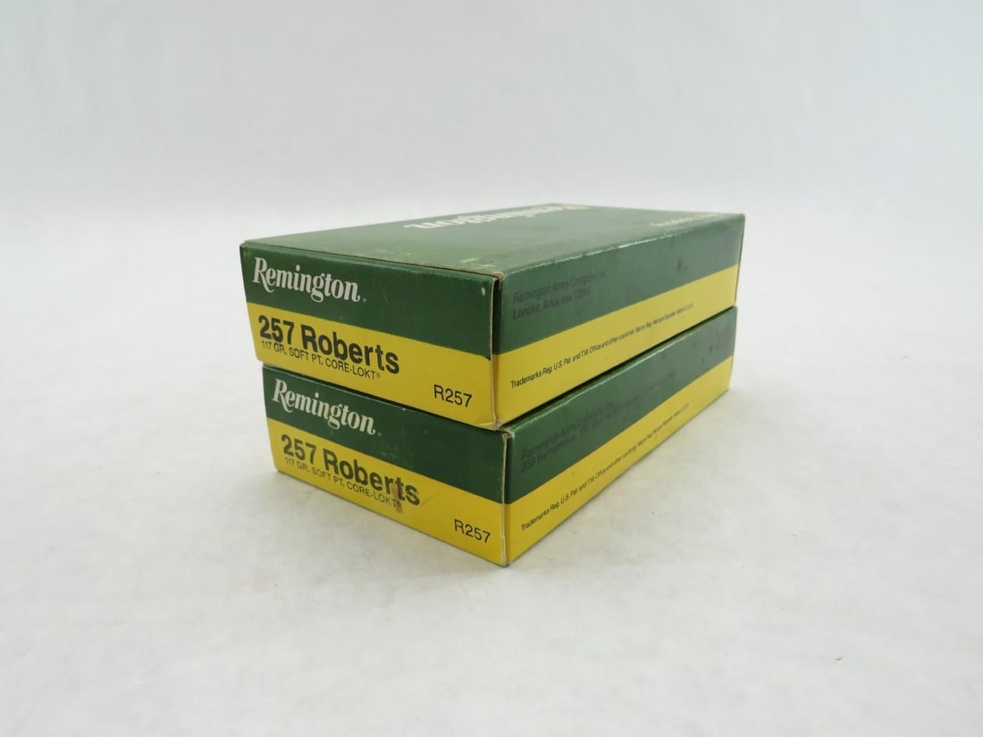 (2) Boxes of .257 Roberts Cartridges - 8