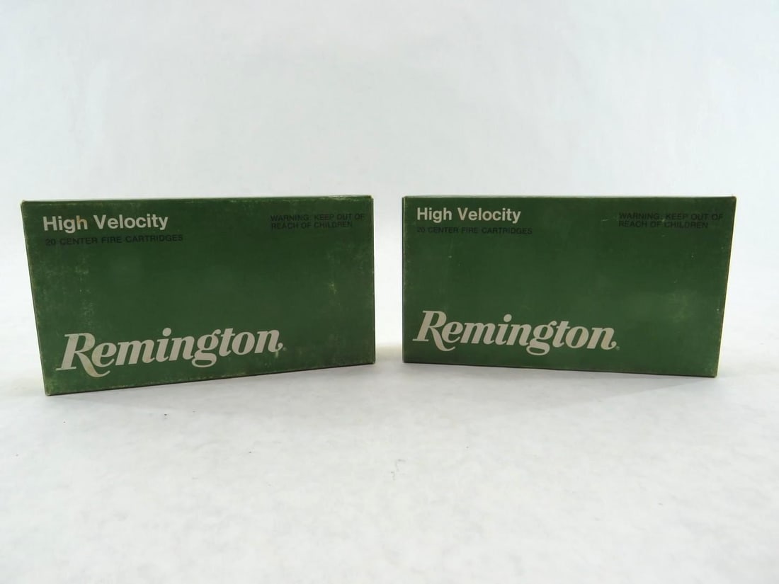 (2) Boxes of .257 Roberts Cartridges: 117 Gr. Soft point Core-Lokt 