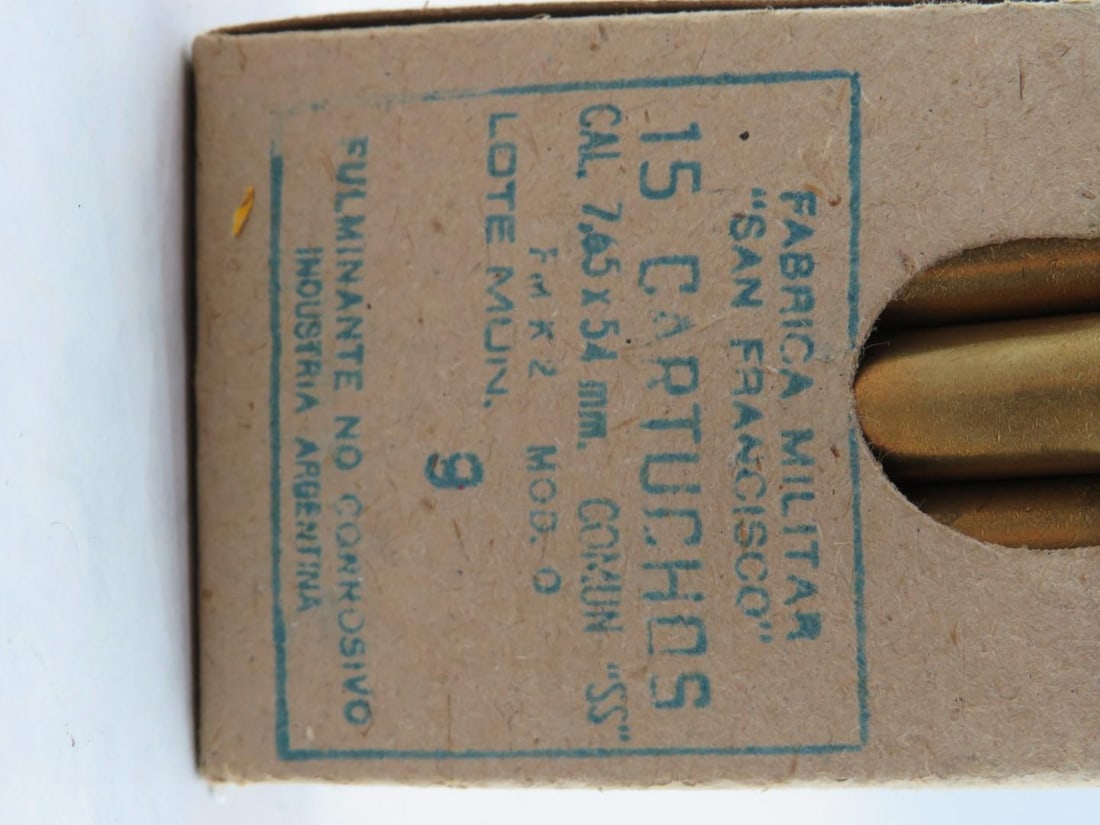 (30+/-) Swiss 7.65 x 54mm - 3