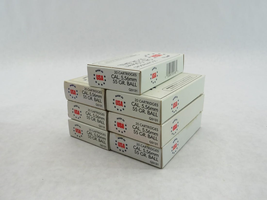 (140+/-) 5.56mm Cartridges - 4