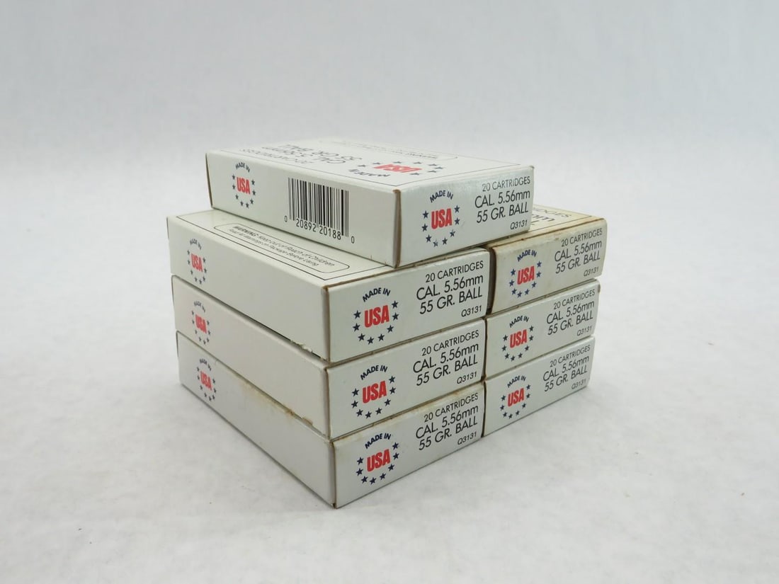 (140+/-) 5.56mm Cartridges - 5