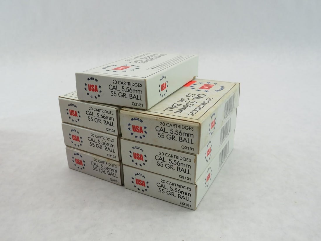 (140+/-) 5.56mm Cartridges - 6