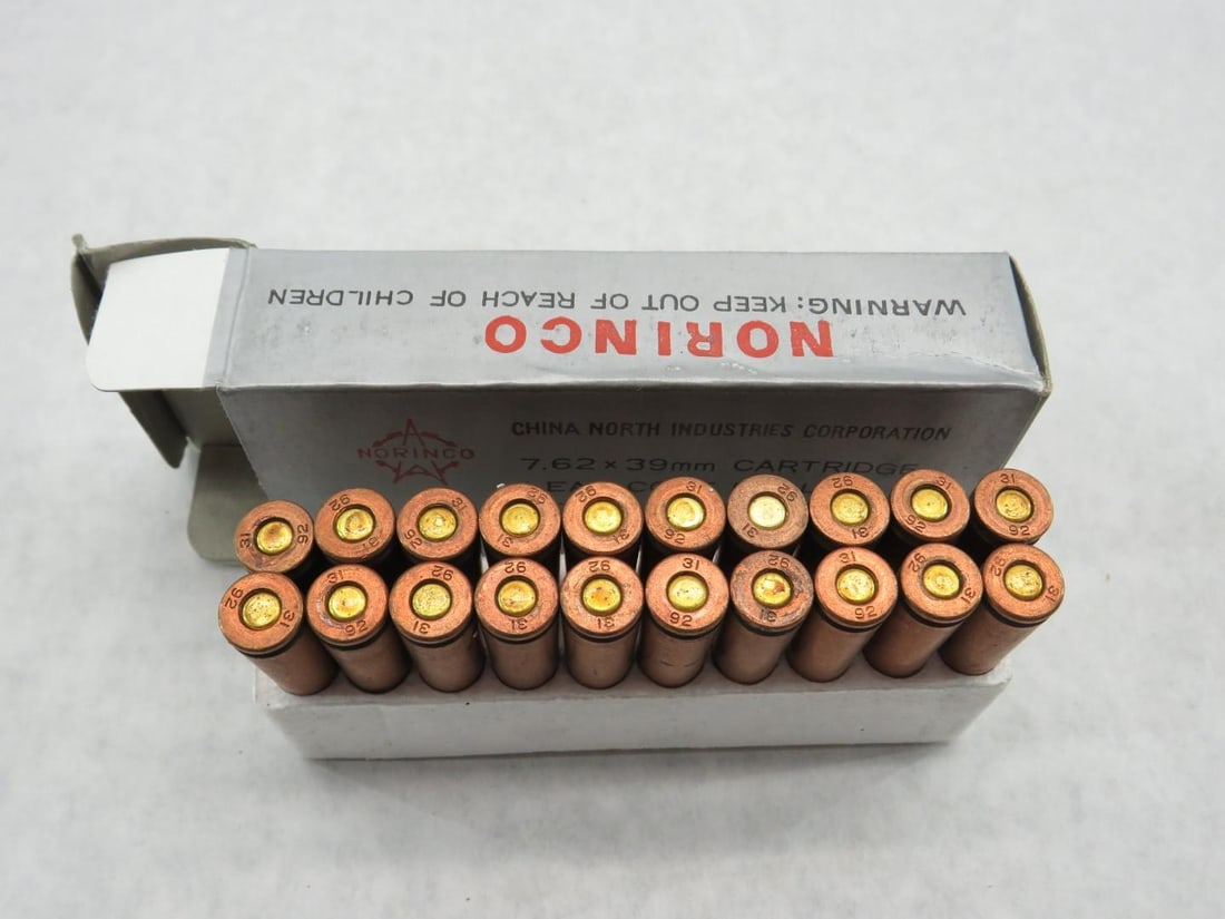 (120+/-) 7.62 x 39mm Cartridges - 11