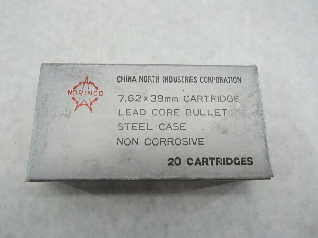 (120+/-) 7.62 x 39mm Cartridges - 3