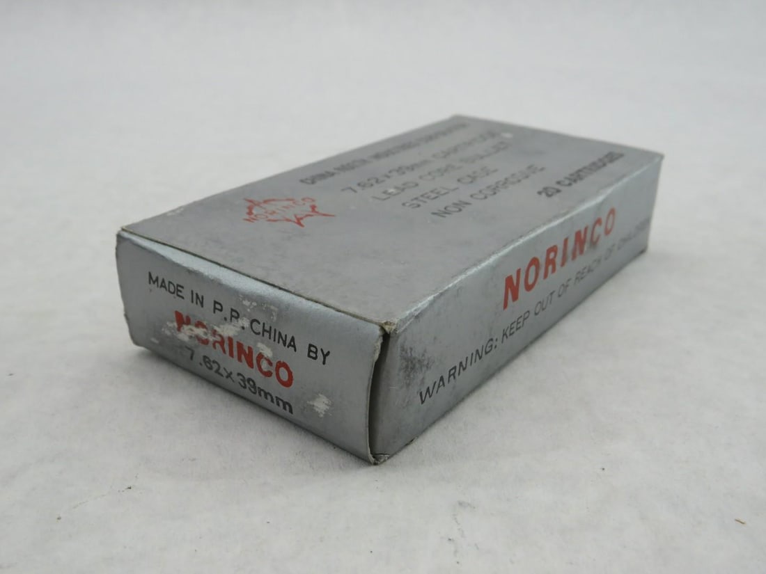 (120+/-) 7.62 x 39mm Cartridges - 8