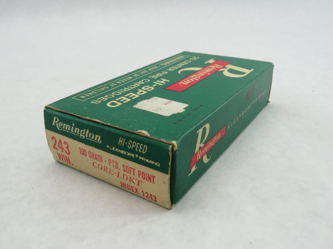 (4) Vintage Boxes of .243 Winchester Cartridges - 18