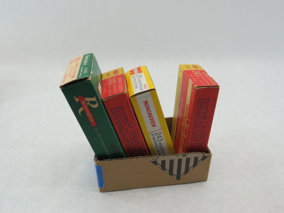 (4) Vintage Boxes of .243 Winchester Cartridges - 2