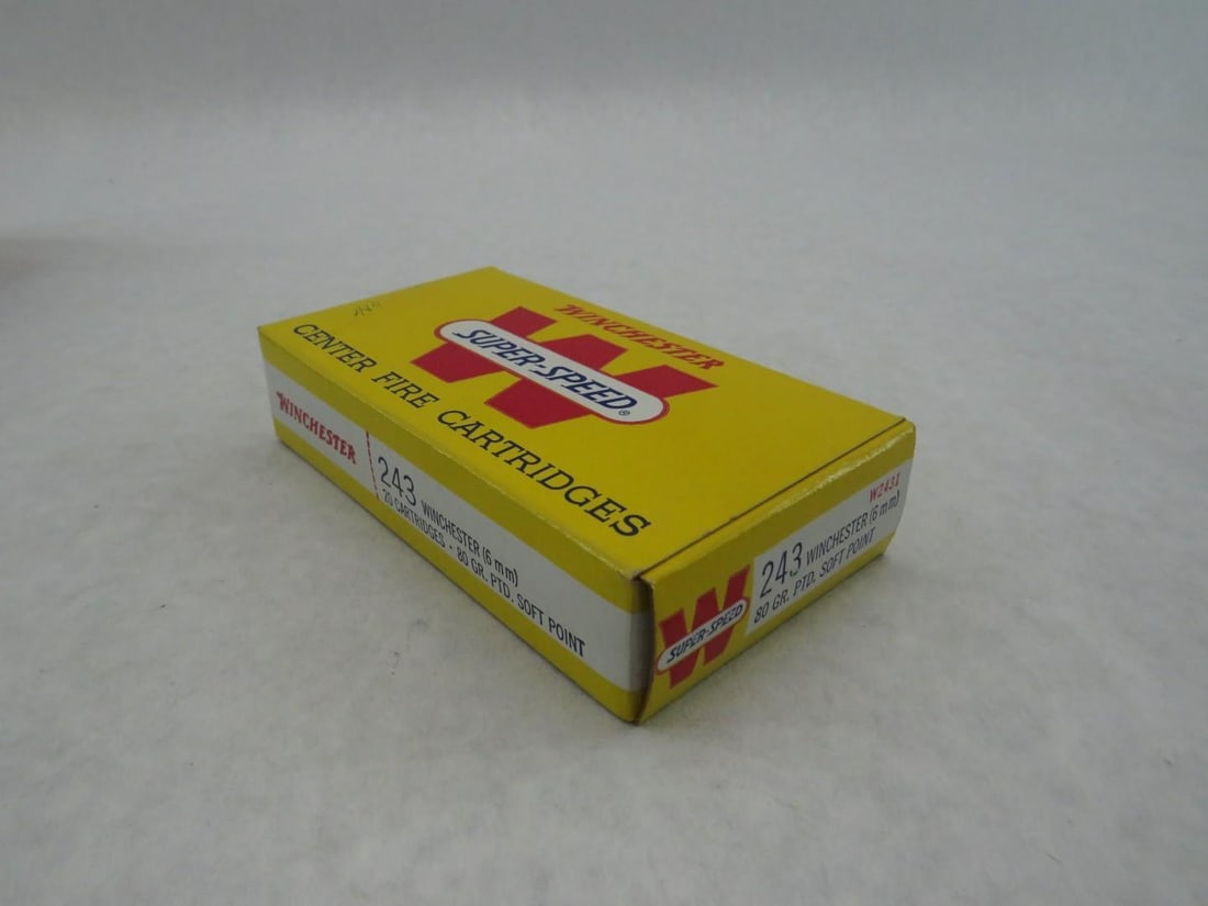 (4) Vintage Boxes of .243 Winchester Cartridges - 7