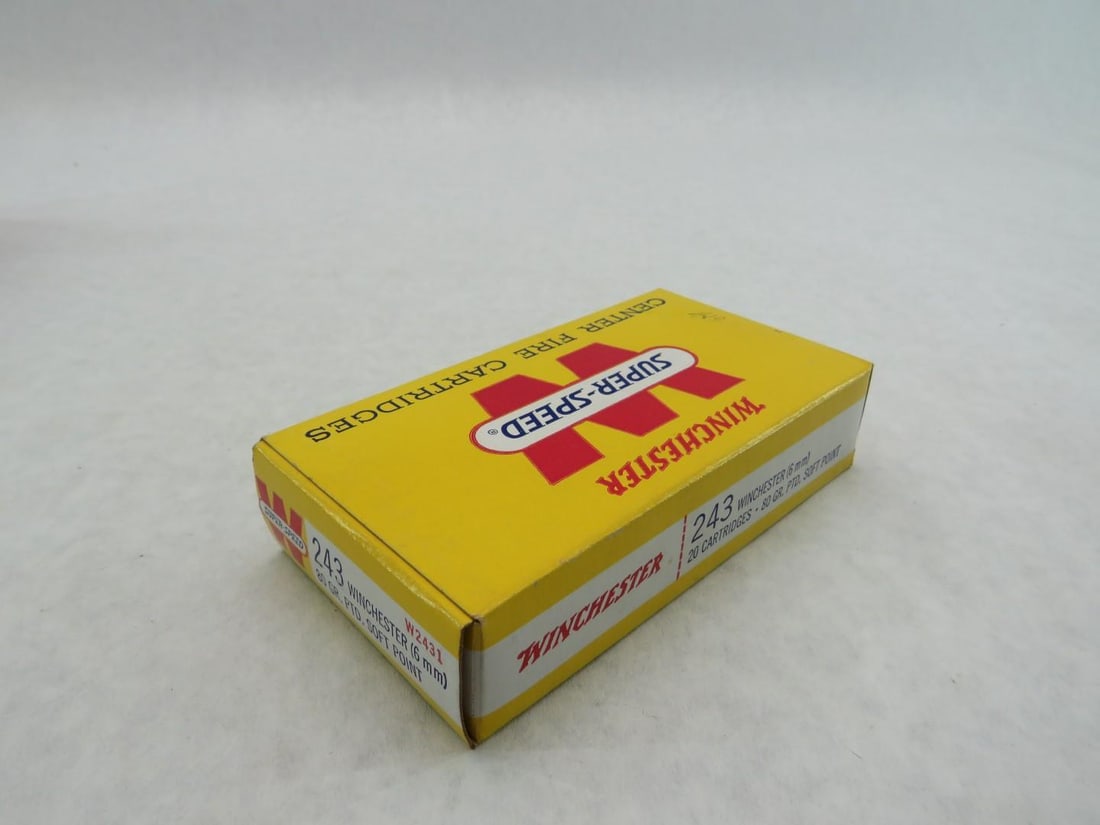 (4) Vintage Boxes of .243 Winchester Cartridges - 8