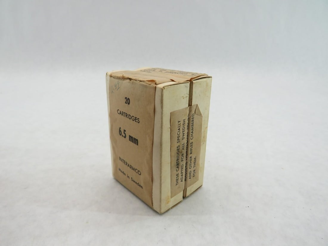 (5) Boxes of Vintage Interamco 6.5mm Cartridges - 3