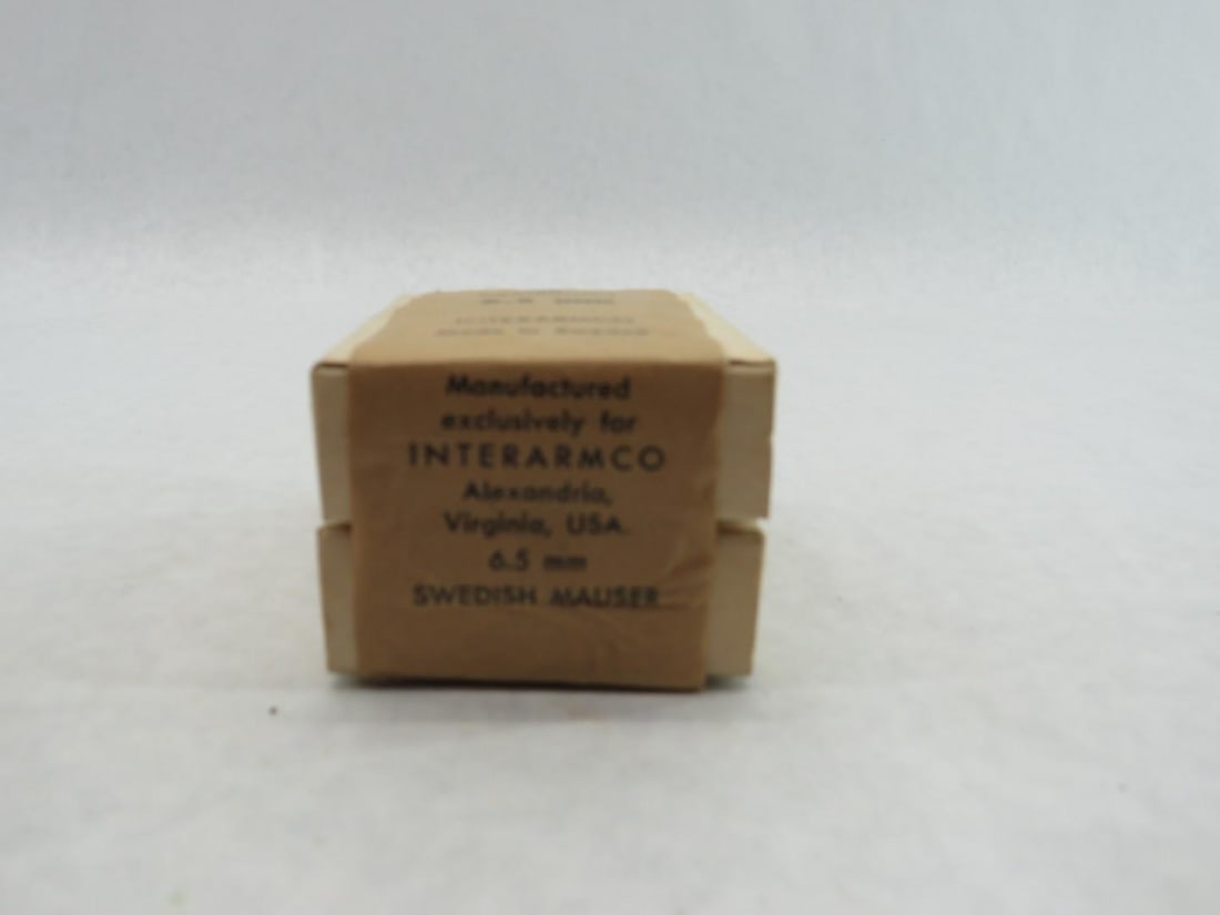 (5) Boxes of Vintage Interamco 6.5mm Cartridges - 7