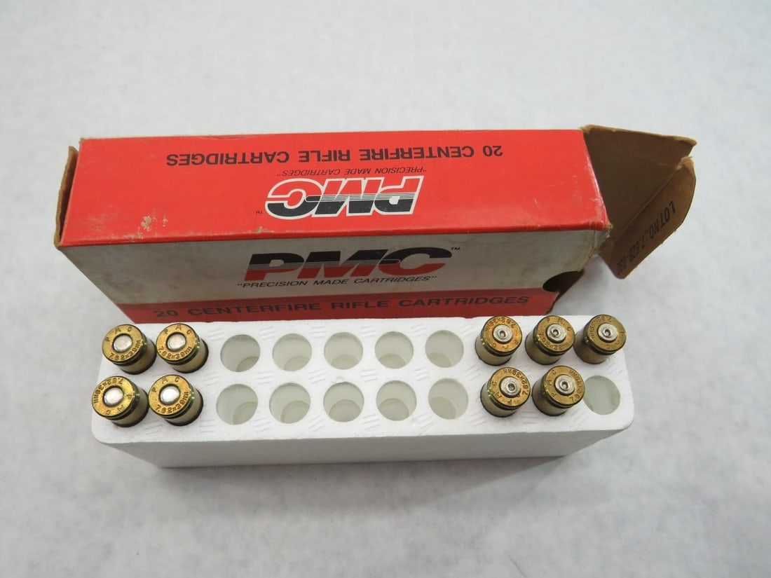 (104+/-) 7.62 x 30mm Cartridges - 10