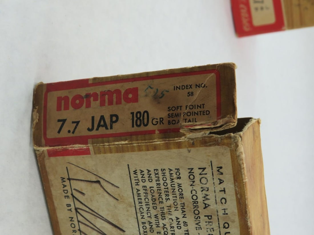 (20) Norma 7.7 Jap Cartridges & Brass Casings - 19