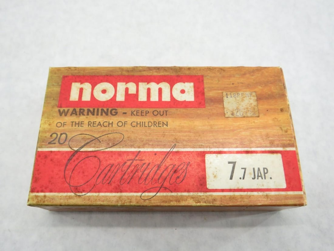 (20) Norma 7.7 Jap Cartridges & Brass Casings - 2