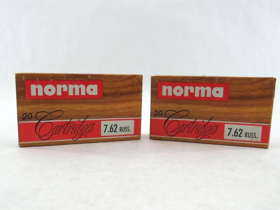 (40+/-) Norma 7.62 Russian Cartridges (1 of 9)