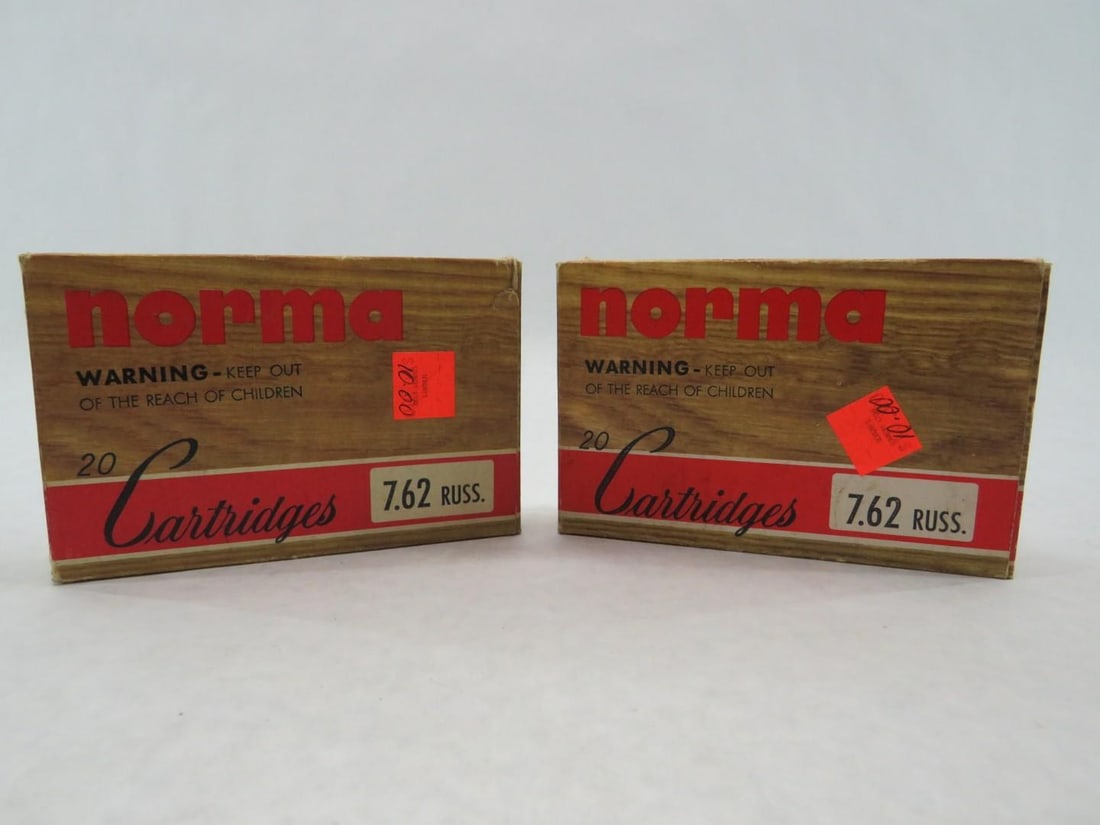 (40+/-) Norma 7.62 Russian Cartridges - 2