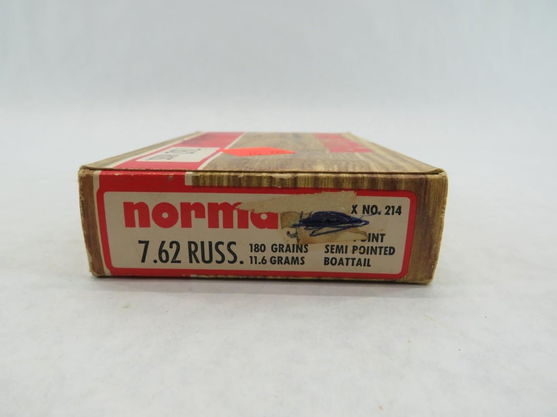 (40+/-) Norma 7.62 Russian Cartridges - 9