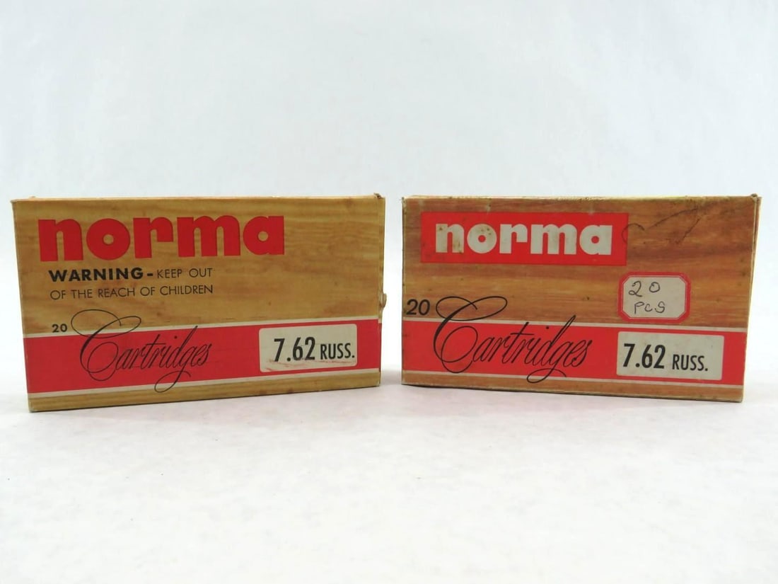 (40+/-) Norma 7.62 Russian Cartridges (1 of 9)
