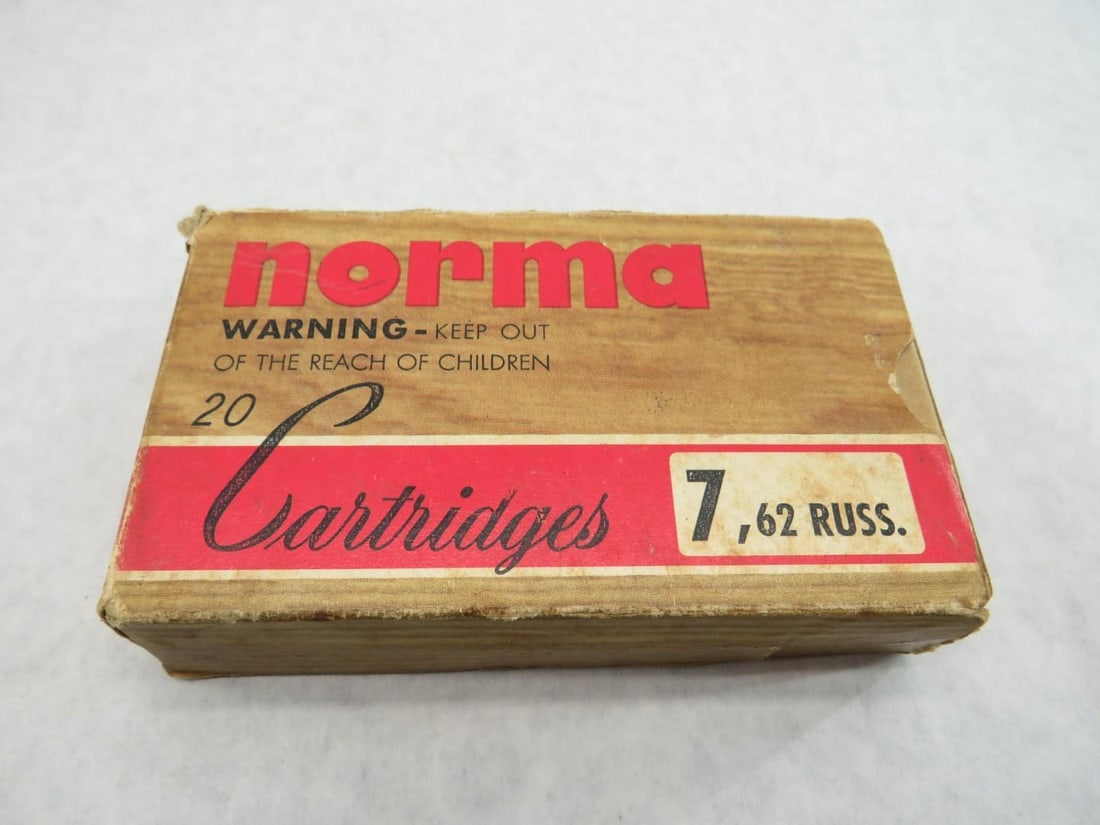 (38+/-) Norma 7.62 Russian Cartridges - 10