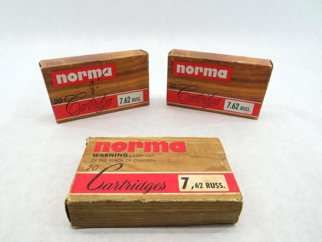 (38+/-) Norma 7.62 Russian Cartridges (1 of 18)