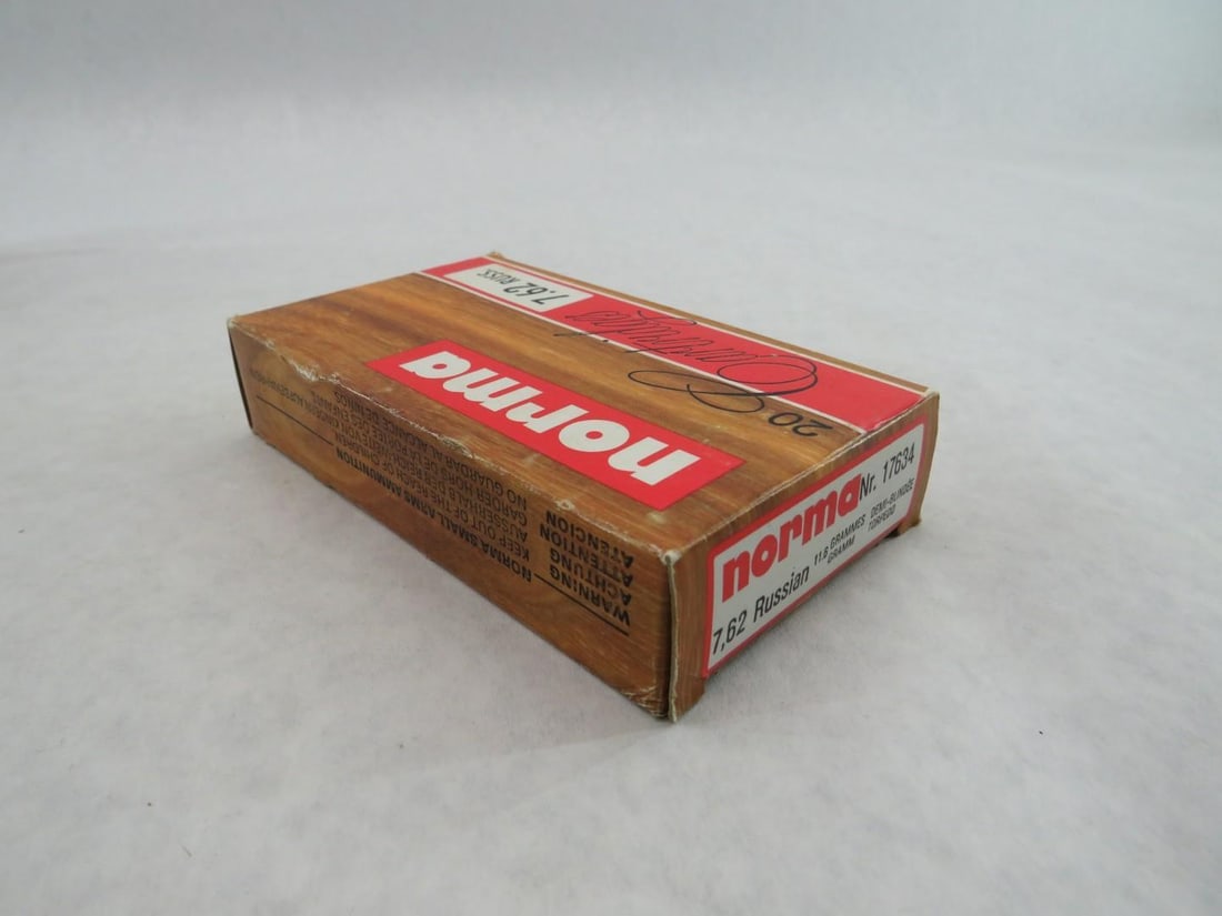 (38+/-) Norma 7.62 Russian Cartridges - 6