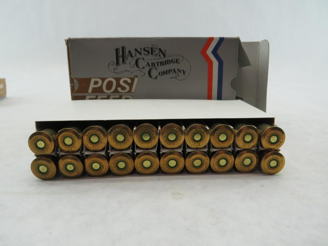 (40+/-) Hansen Cartridge Co. 7.62 x 54R Cartridges - 9