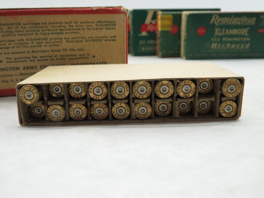 (125+/-) Remington .223 Cartridges & (172+/-) Brass Casings - 5
