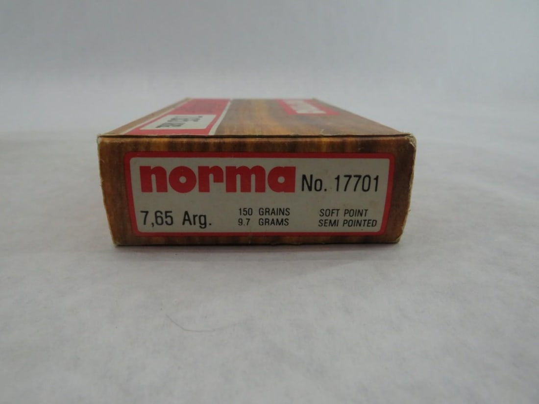 (58+/-) Norma 7.65 Arg. Cartridges - 14