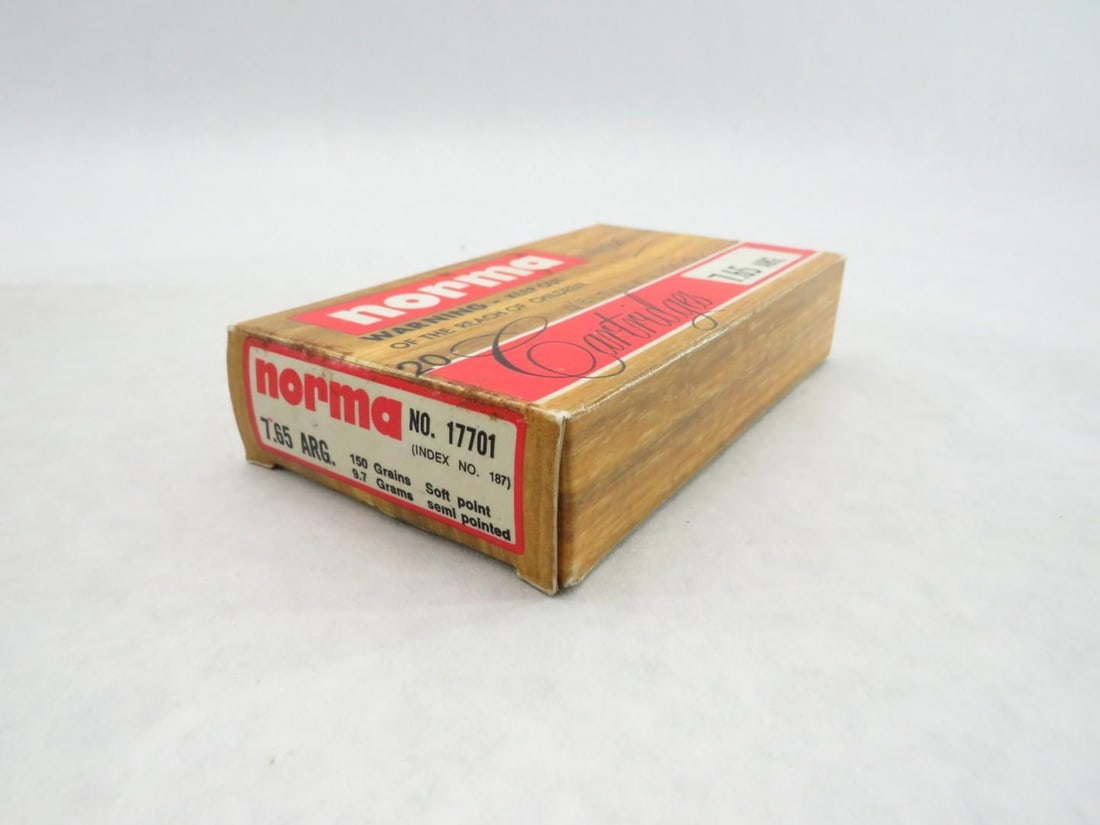 (58+/-) Norma 7.65 Arg. Cartridges - 3