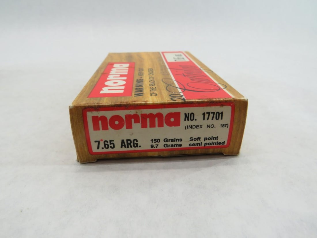 (58+/-) Norma 7.65 Arg. Cartridges - 4