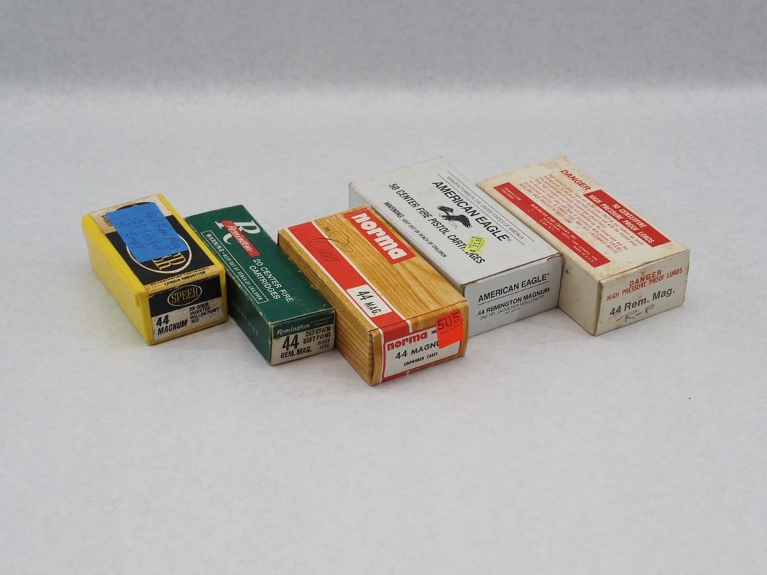 (120+/-) .44 Rem. Mag. Cartridges - 6