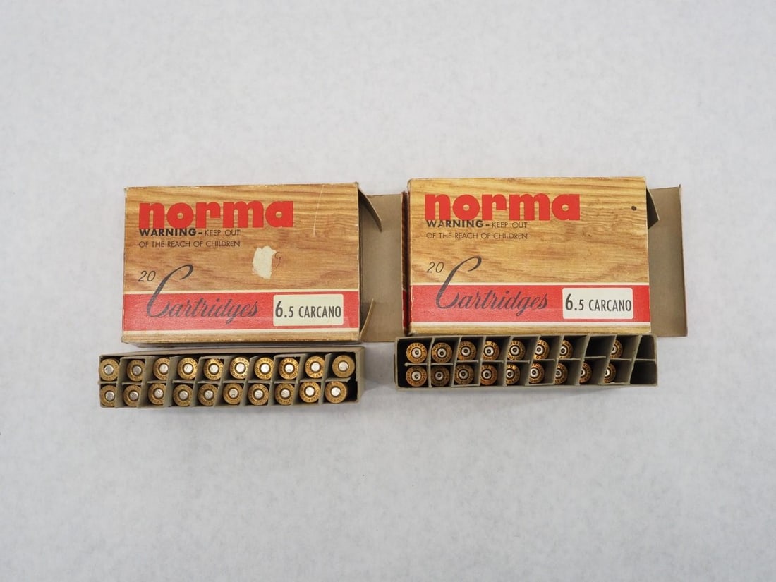 (20) Norma 6.5 Carcano Cartridges (1 of 4)