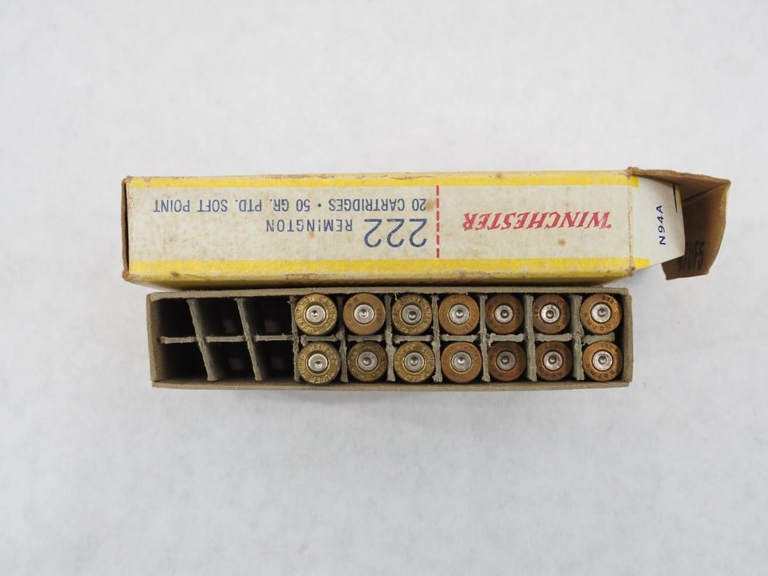 (9) Vintage Boxes Winchester .222 Remington - 7