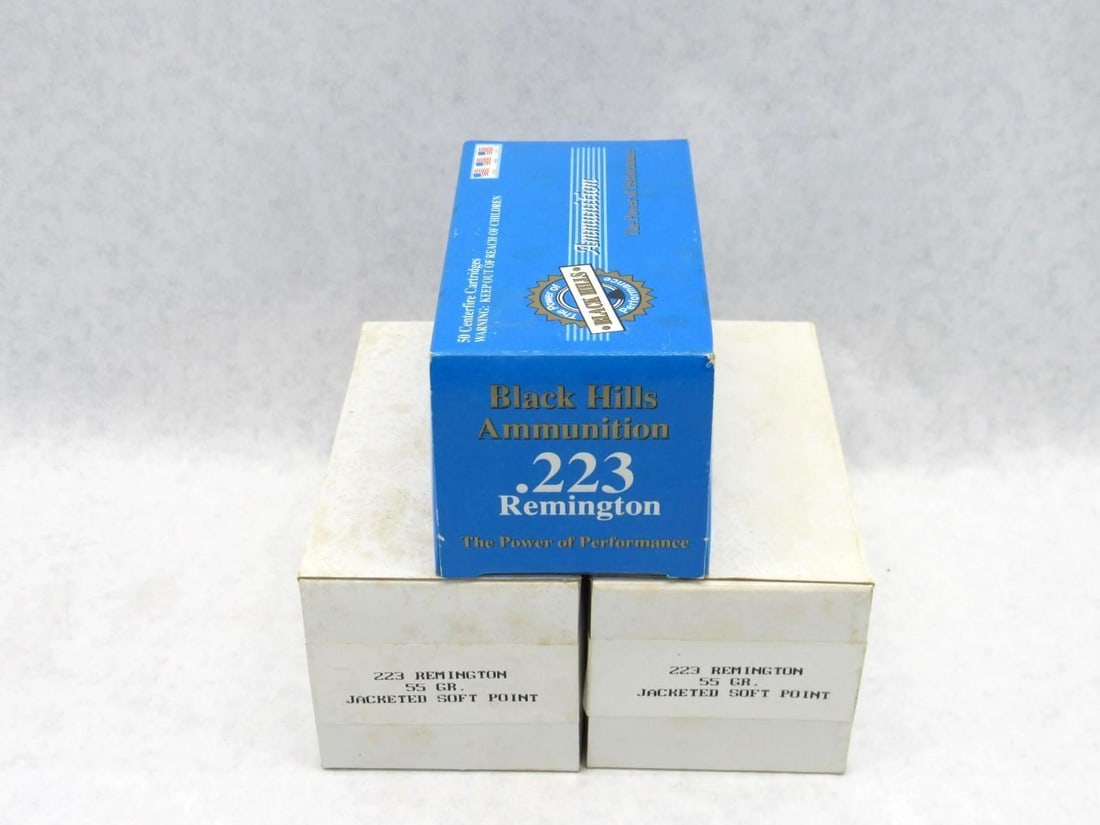 (150+/-) .223 Remington Cartridges: 55 Gr.