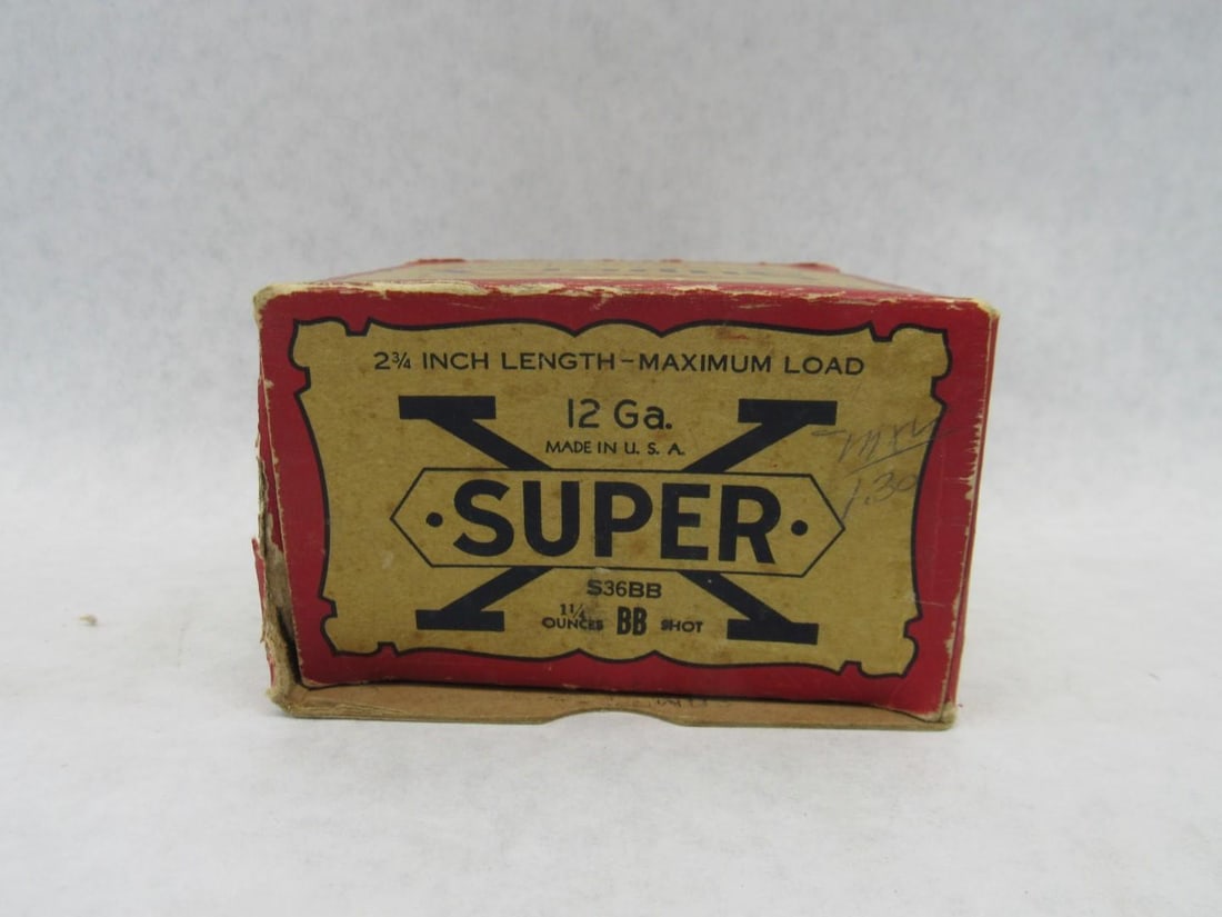 Vintage Western Super "X" Shotgun Shell Box - 5