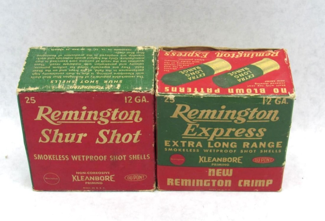 (2) Collectible Vintage Shotgun Shell Boxes W/ Shells (1 of 5)