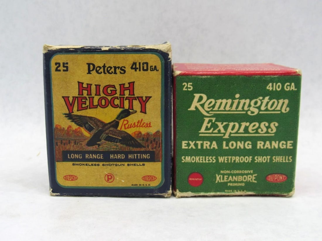 (2) Vintage Boxes of 410 Ga. Smokeless Shotgun Shells - 2