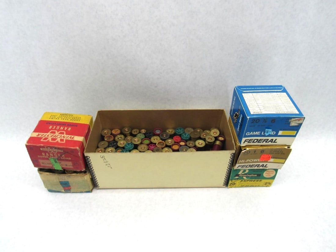 (182) Asst. Shotgun Shells: Incl.10 Ga, 12 Ga, 16 Ga., 20 Ga., 28 Ga., 410 Ga., 