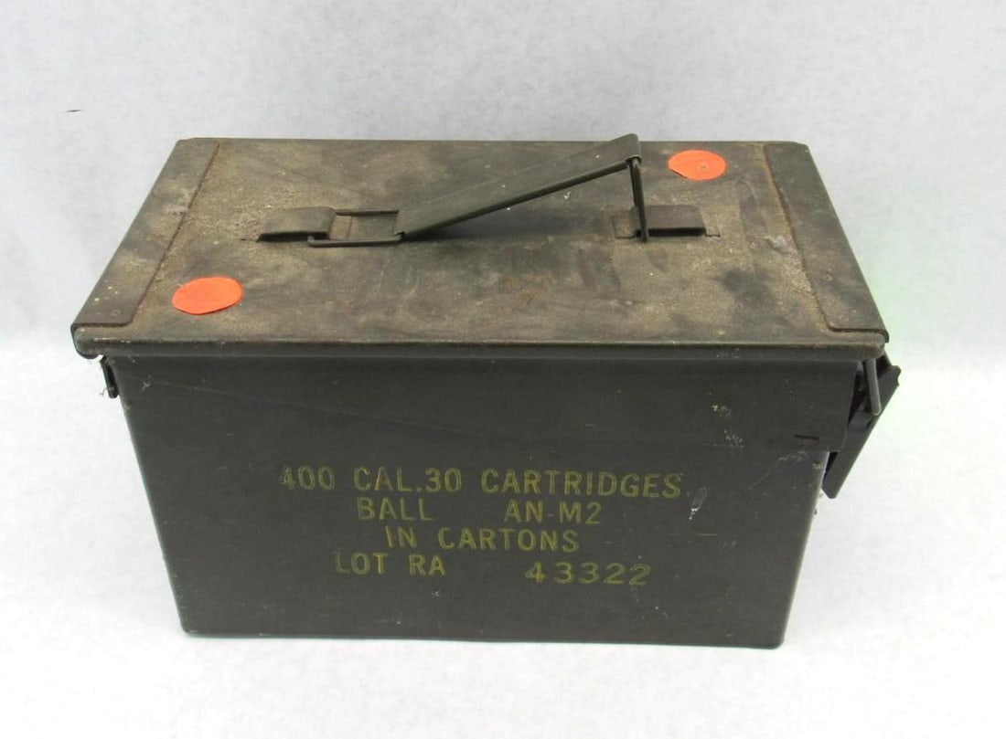 (1) Steel Ammo Boxes: (1) Steel Ammo Boxes 