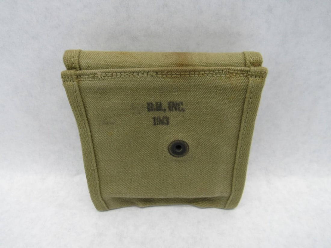 (2) M1 Carbine .30 Cal Magazines w/ U.S. Mag Pouch - 3